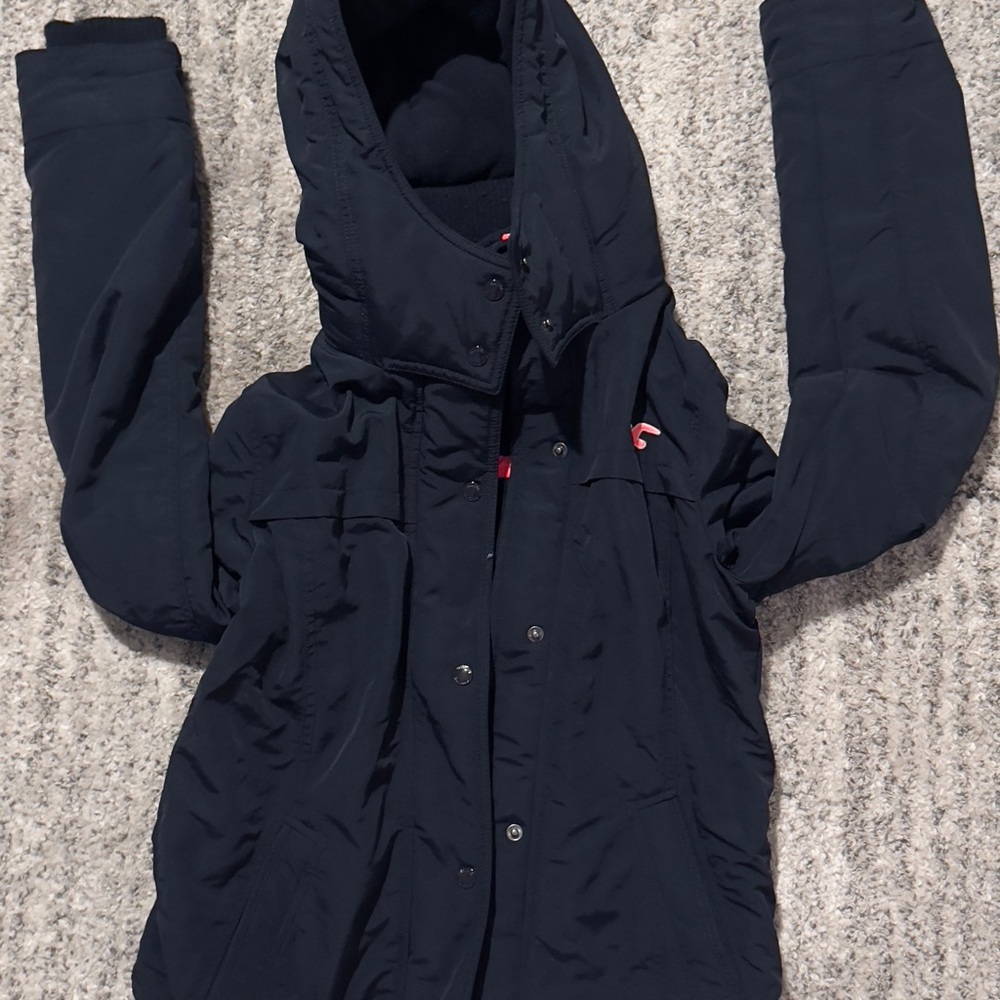 Women's Blue Hooded Jacket
